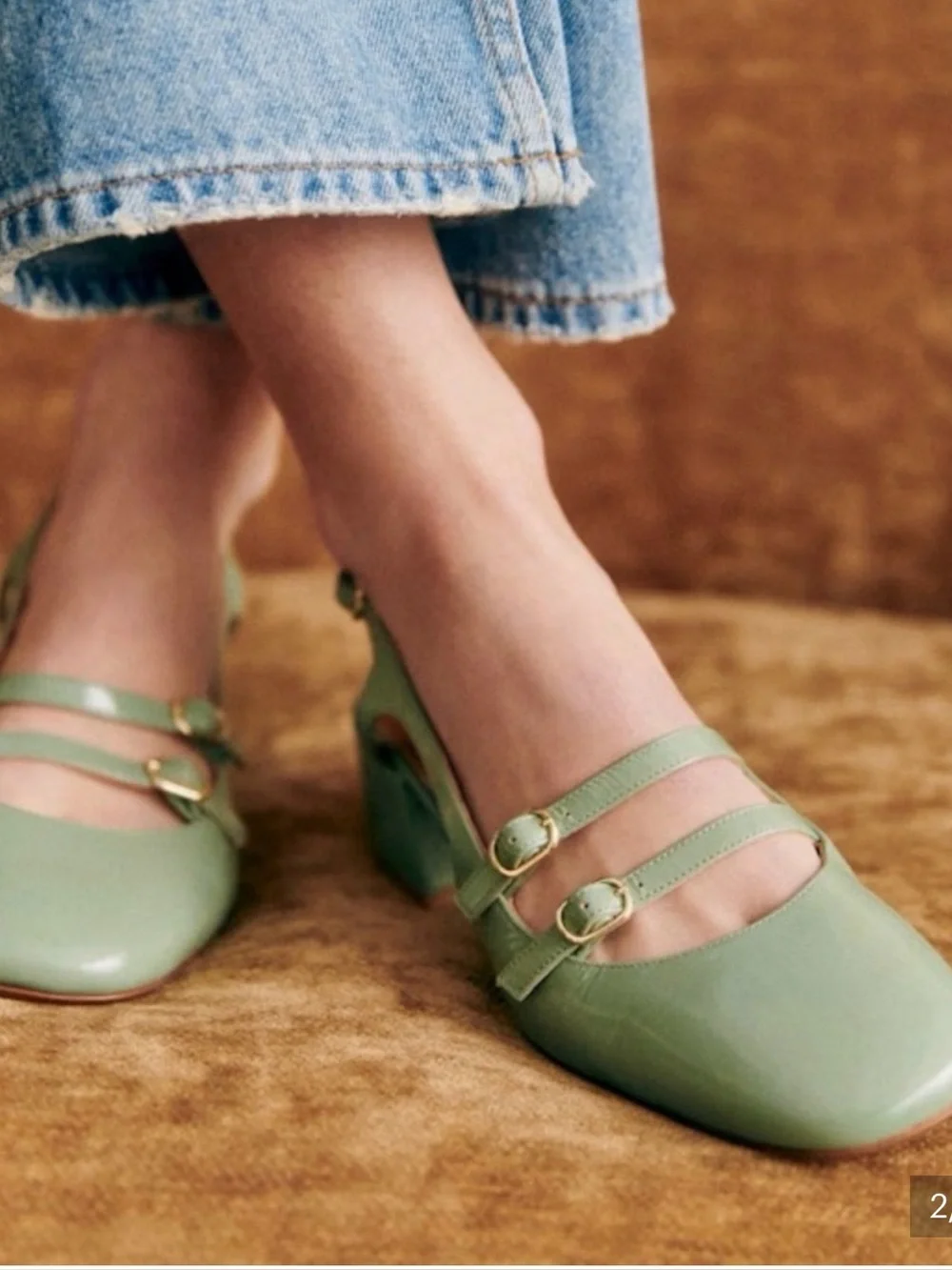 Sezane Sage Paula Babies sz US 8 EU 39 - Picture 2 of 5